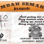 Syair SGP Mbah Semar 04 Maret 2023