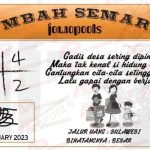 Syair SGP Mbah Semar 13 Februari 2023